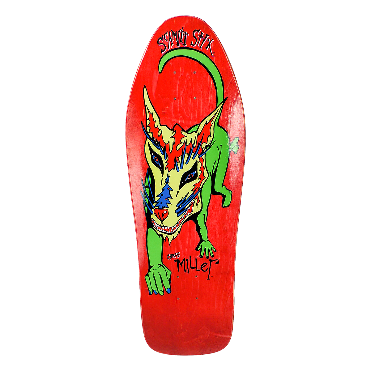 Schmitt Stix Chris Miller Dog Large 10" Skateboard Deck