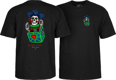 Powell Peralta Chris Hiett Skull T-Shirt - Black - X747X