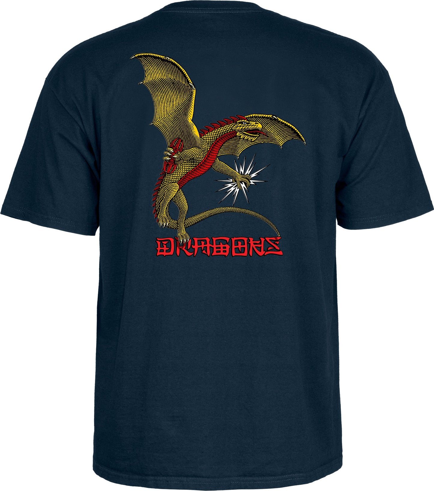 Powell Peralta Dragons Logo T-Shirt - Navy