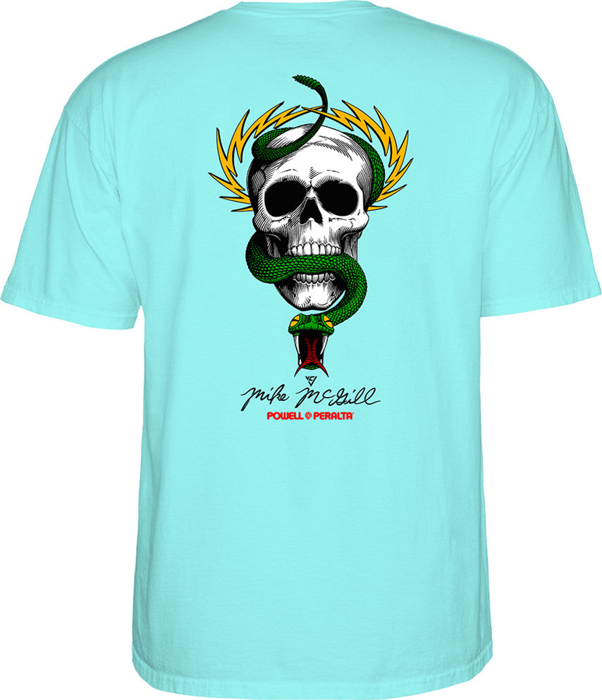 Powell Peralta McGill Skull and Snake T-shirt - Celadon