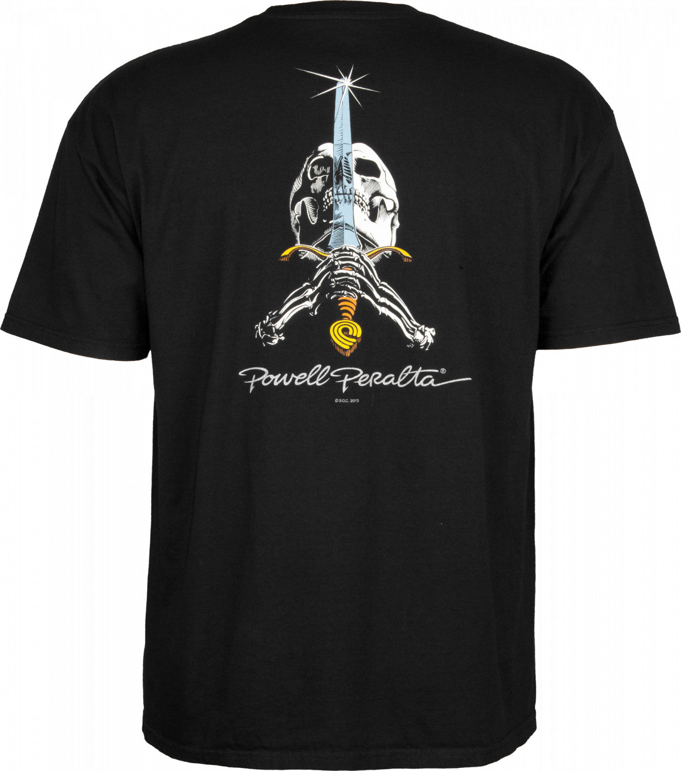 Powell Peralta Skull & Sword T-shirt - Black