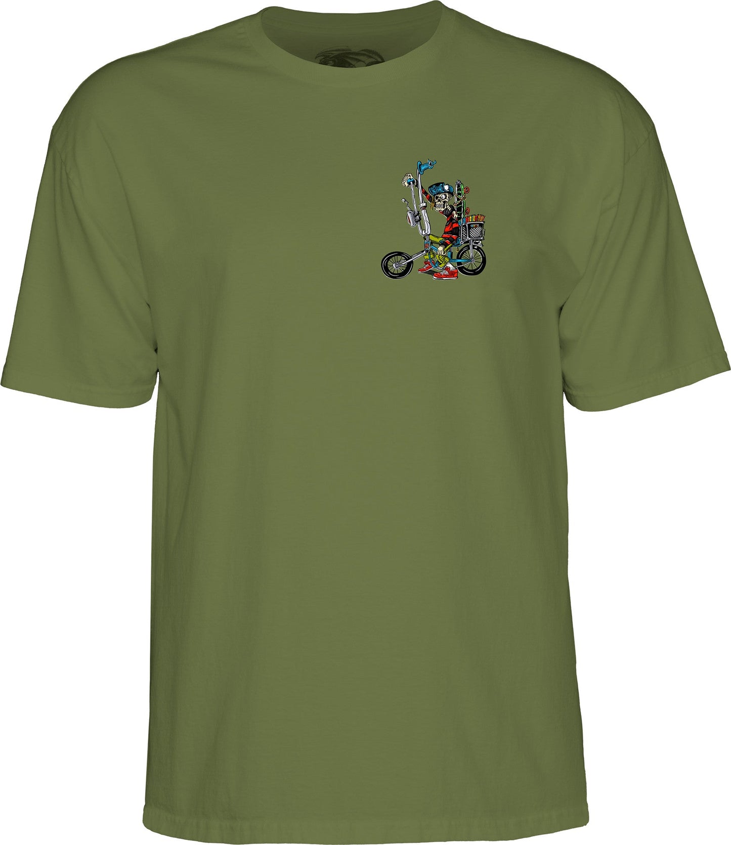 Powell Peralta Steve Caballero Chopper Bike T-shirt - Military Green