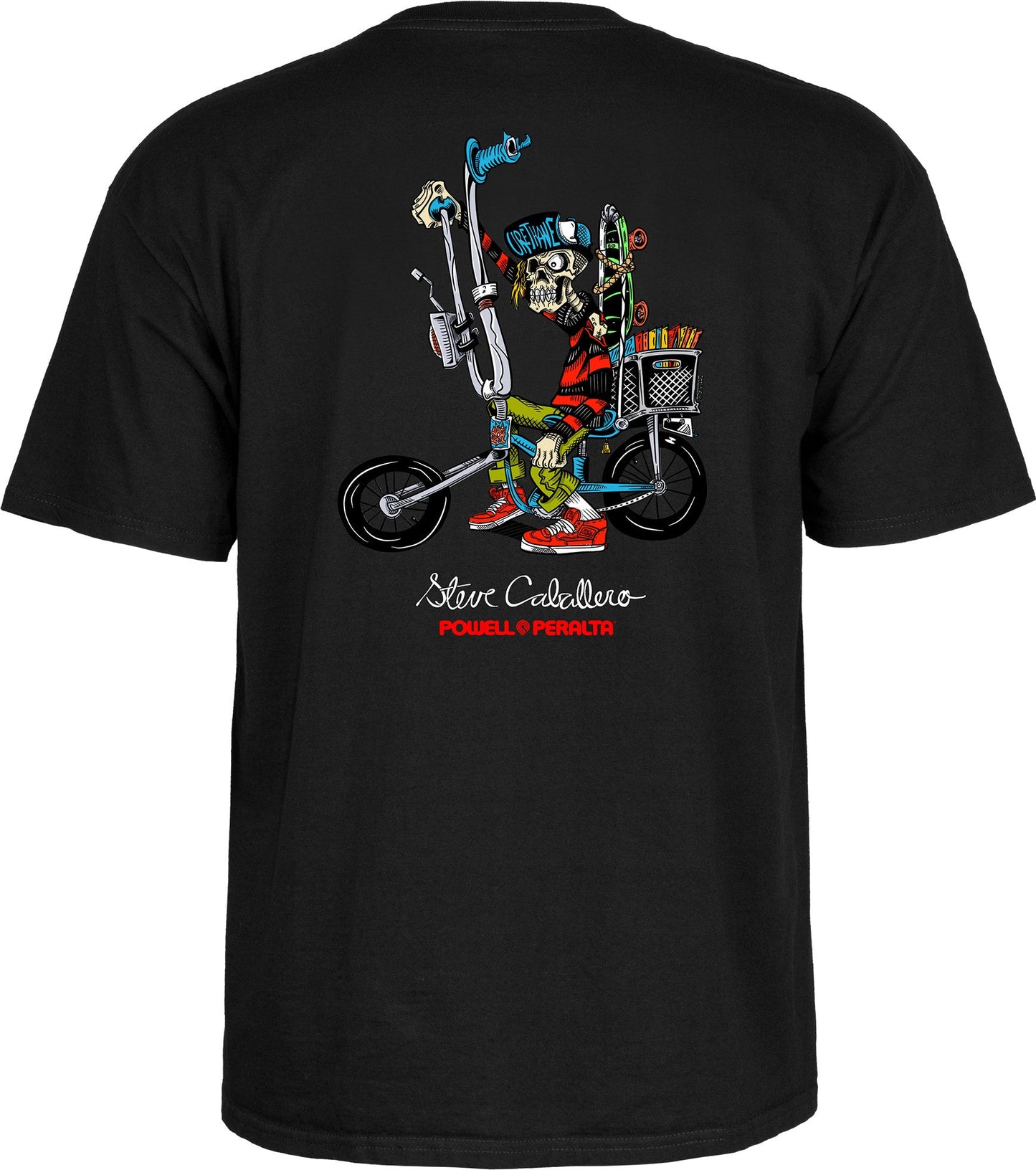 Powell Peralta Steve Caballero Chopper Bike T-shirt - Black