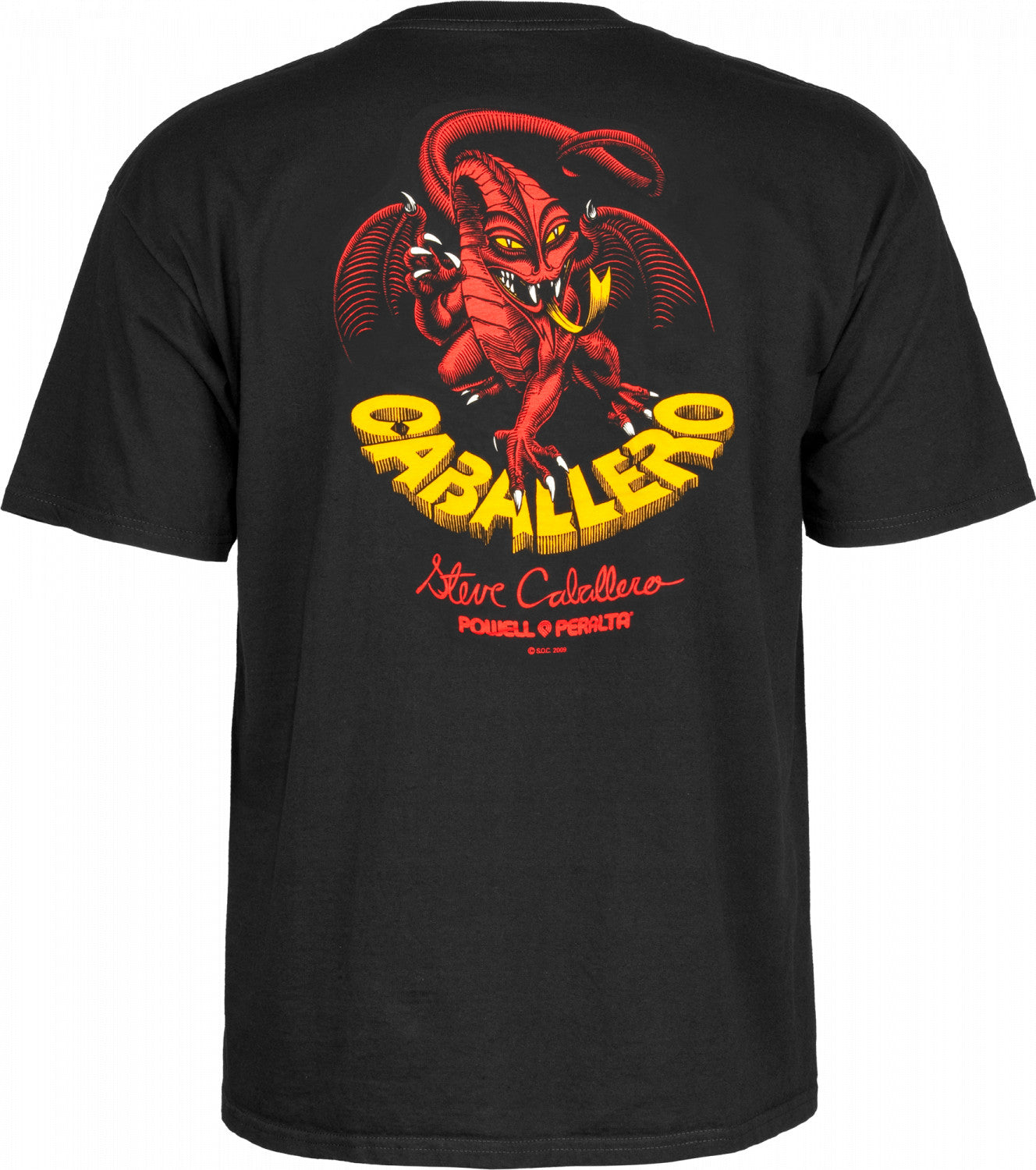 Powell Peralta Steve Caballero Dragon II T-shirt - Black