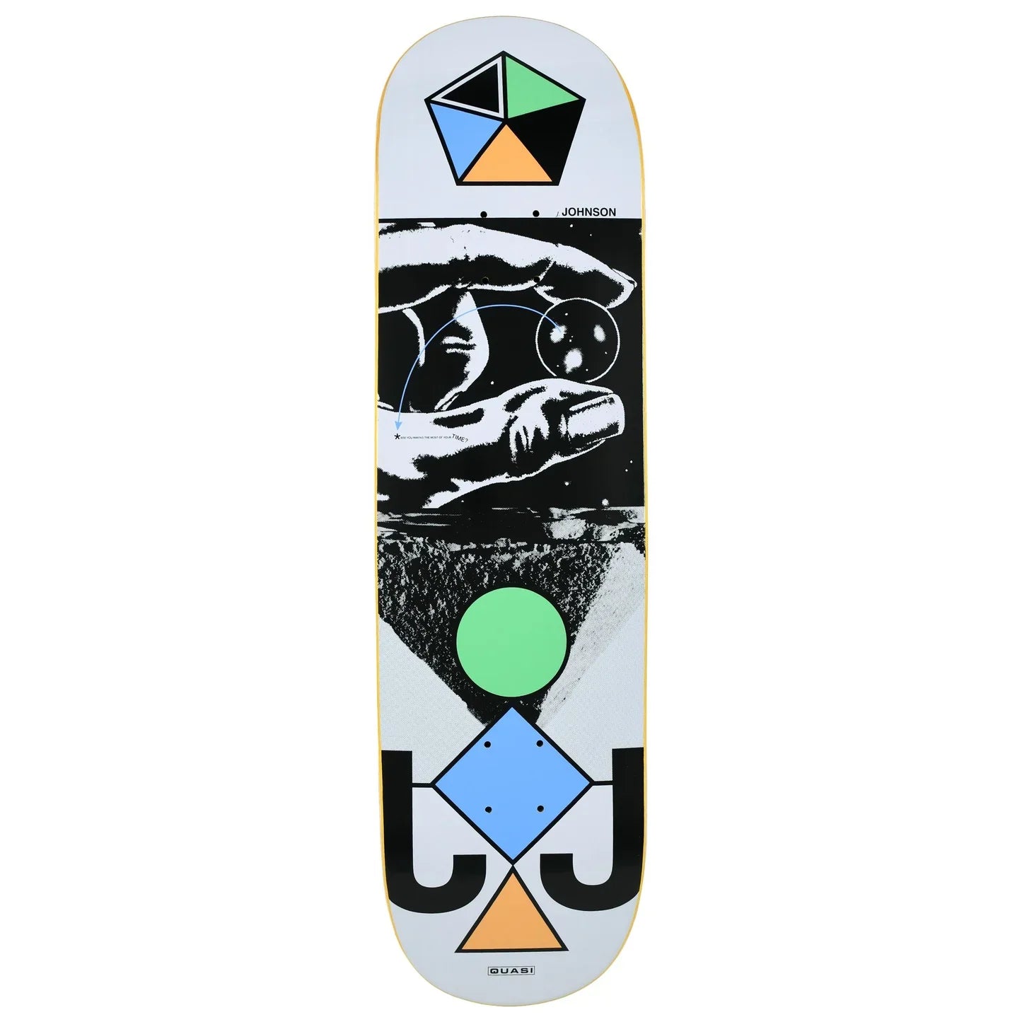 Quasi Johnson 'Spacetime' Skateboard Deck - 8.5″