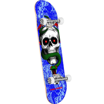 Powell Peralta Skull & Snake Birch Skateboard Complete - 8.25″ Blue - X747X