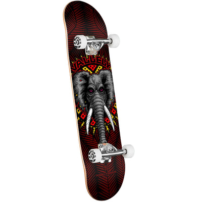 Powell Peralta Mike Vallely Elephant Birch Skateboard Complete - 8" Black/Burgundy