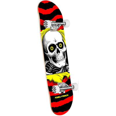 Powell Peralta Ripper Birch Skateboard Complete - 7.75″ Red/Yellow - X747X