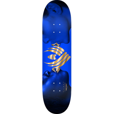 Powell Peralta Kiss Flight Skateboard Deck - 8.63″ Blue/Gold Foil - X747X