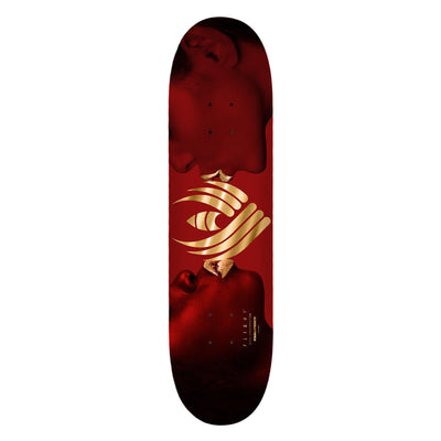 Powell Peralta Kiss Flight Skateboard Deck - 8.75″ Burgundy/Gold Foil - X747X
