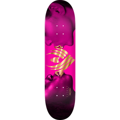 Powell Peralta Kiss Flight Skateboard Deck - 8.25″ Pink/Gold Foil