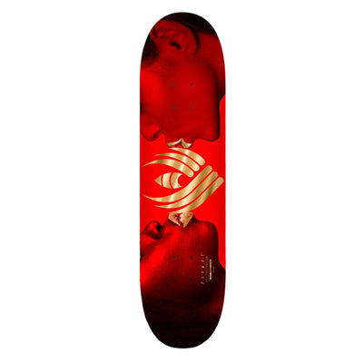 Powell Peralta Kiss Flight Skateboard Deck - 8.0″ Red/Gold Foil - X747X