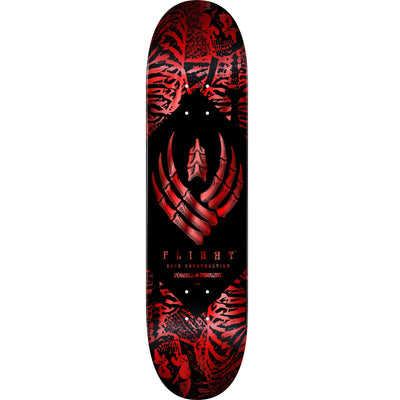 Powell Peralta Skeleton Flight Skateboard Deck - 8.38″ Red Foil - X747X
