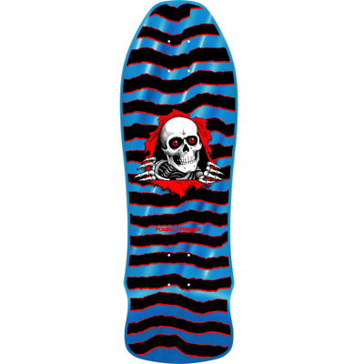 Powell Peralta GeeGah Ripper Reissue Skateboard Deck - 9.75″ Blue Foil - X747X