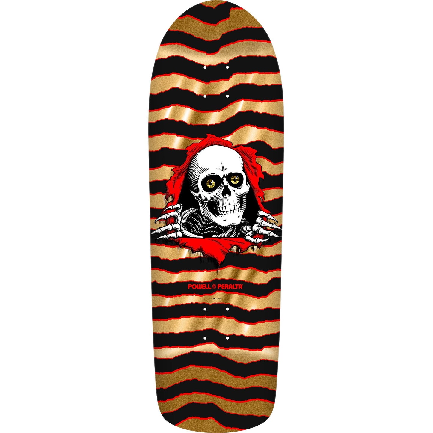 Powell Peralta Old School Ripper Skateboard Deck - 9.89″ Gold Foil *PRE-ORDER**