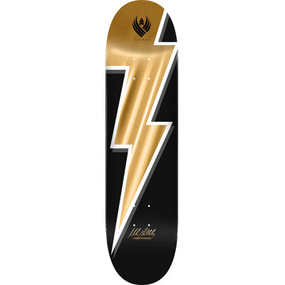 Powell Peralta Mike Vallely Lightning Bolt Flight Skateboard Deck - 8.75″ Gold Foil - X747X