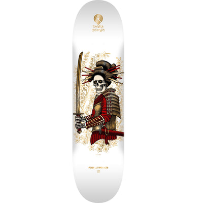 Powell Peralta Yosozumi Onna-Bugeisha Deck - 8″ White/Gold Foil - X747X