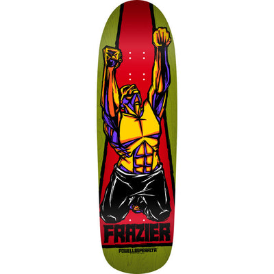 Powell Peralta Mike Fraizer Yellow Man 9.5" Green Stain Complete Skateboard - X747X