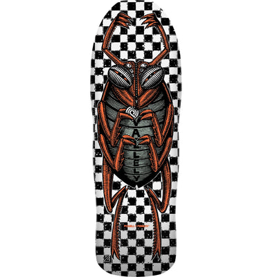 Powell Peralta Mike Vallely Bug Reissue Skateboard Deck - 10″ White - X747X