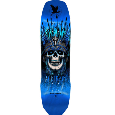 Powell Peralta Pro Andy Anderson Heron 7-Ply Maple Skateboard Deck - 8.45″ Blue Foil **PRE-ORDER** - X747X
