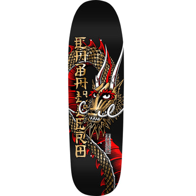 Powell Peralta Steve Caballero Ban This Dragon Reissue Skateboard Deck - 9.265″ Gold Foil - X747X