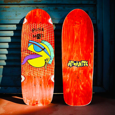 80s Punk Man 10”x30” Limited Edition, HAND-PAINTED Deck (1 of 10) - X747X