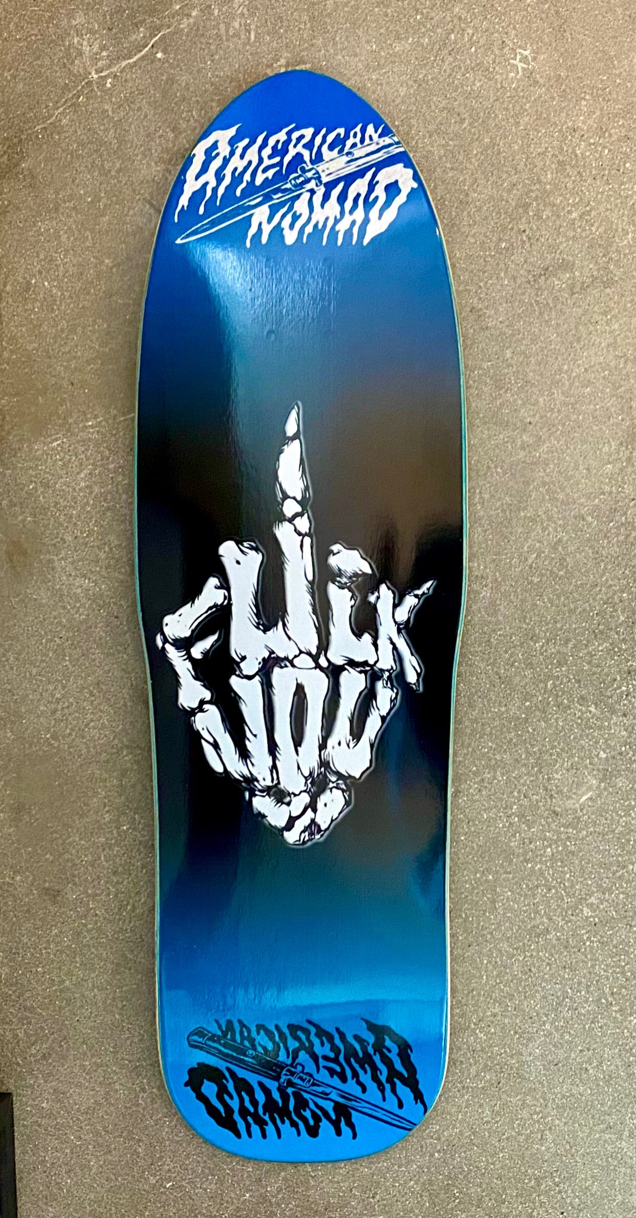 American Nomad F/U PUNK-POINT Deck 9.5"x32" (PRE-ORDER, SEPTEMBER)