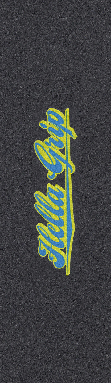 Hella Grip Hella Classic GripTape 7″x24″ - Blue/Yellow - X747X