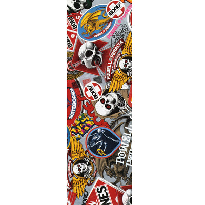 Powell Peralta Collage 2 Griptape 10.5"x33" - White - X747X