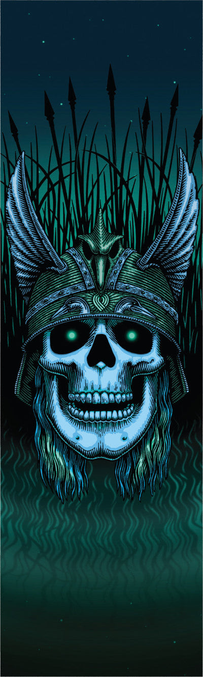 Powell Peralta Andy Anderson Green Skull Graphic Premium Skateboard Grip Tape - X747X