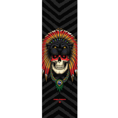 Powell Peralta Hoefler Skull Griptape - 9″x33″ White - X747X