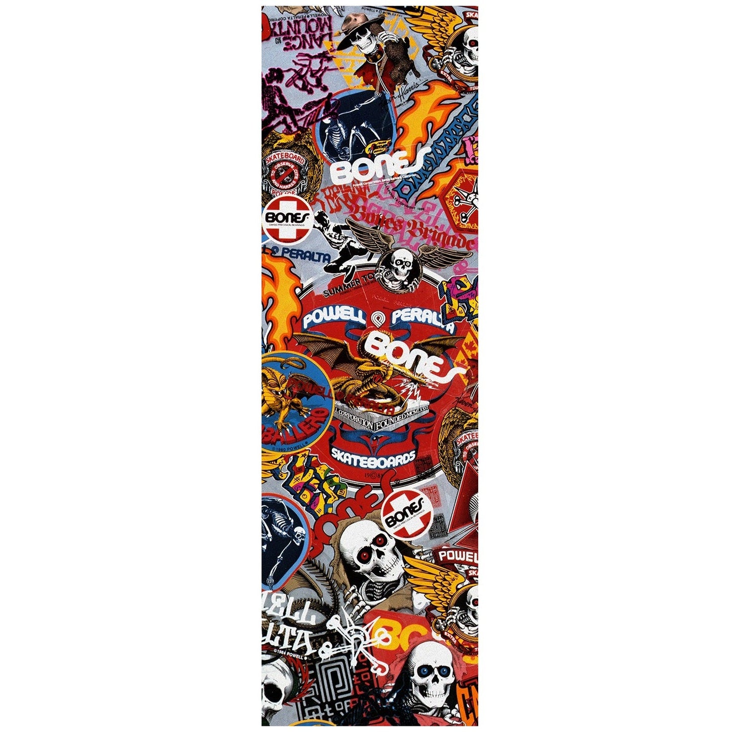 Powell Peralta OG Stickers Griptape 10.5"x33" - White