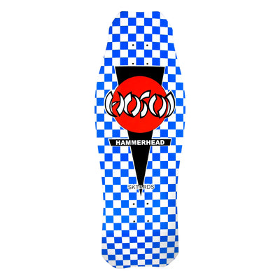 Hosoi O.G. Hammerhead Checkerboard Skateboard Deck - 10.5″ Blue - X747X