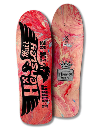 H-Street MATT HENSLEY KINGSIZE LE EAGLE, G SERIES Skateboard Deck - X747X