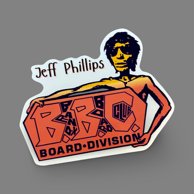 Jeff Phillips Tribute BBC Sticker 4.5" - X747X