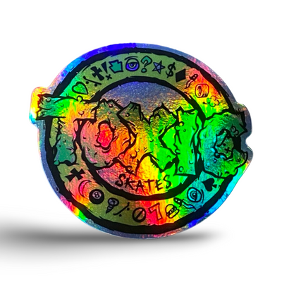 Toxic Skates Sticker HOLOGRAPHIC 3" - X747X