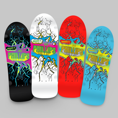 Jeff Phillips BREAKOUT (original shape) Limited Edition Series, HAND PAINTED Deck (PRE-ORDER, JUNE 2026) - X747X