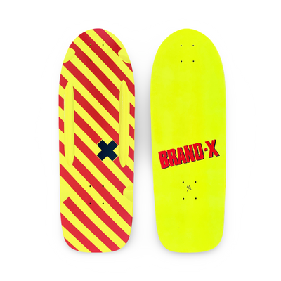 Vertical Hold 10"x30" ROUTED, HAND-PAINTED Deck (1 of 5) - X747X