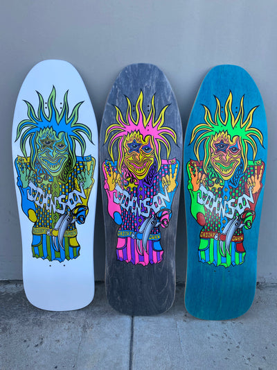 Vision Joe Johnson Groovy Guru 9.5" Skateboard Deck - X747X