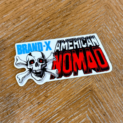 Brand-X-American Nomad USA Sticker 3.6” - X747X