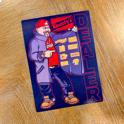 Shorty’s Dealer VINTAGE NOS Sticker 6” - X747X