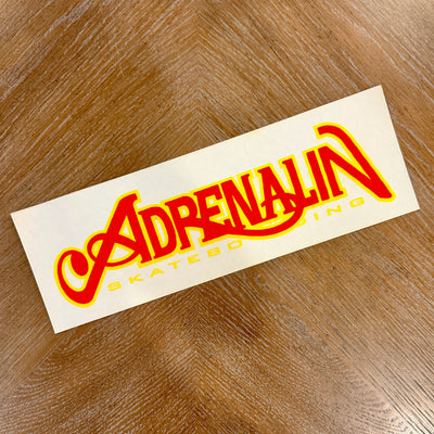 Adrenalin VINTAGE NOS HUGE Sticker 12.5" - X747X