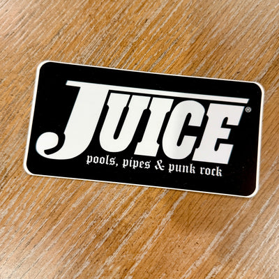 JUICE Pools, Pipes, & Punk Rock Sticker 5" - X747X