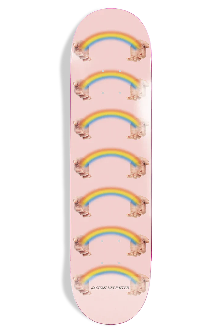 Jacuzzi Rainbow Hands Jet Ski 8.25" Skateboard Deck