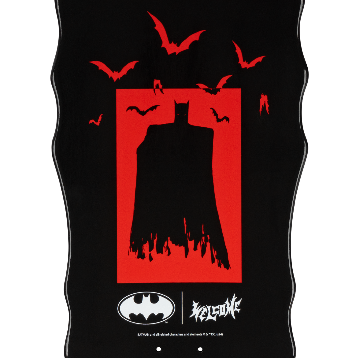 Welcome x Batman Joker on Widow Deck - 10″ Black Dip