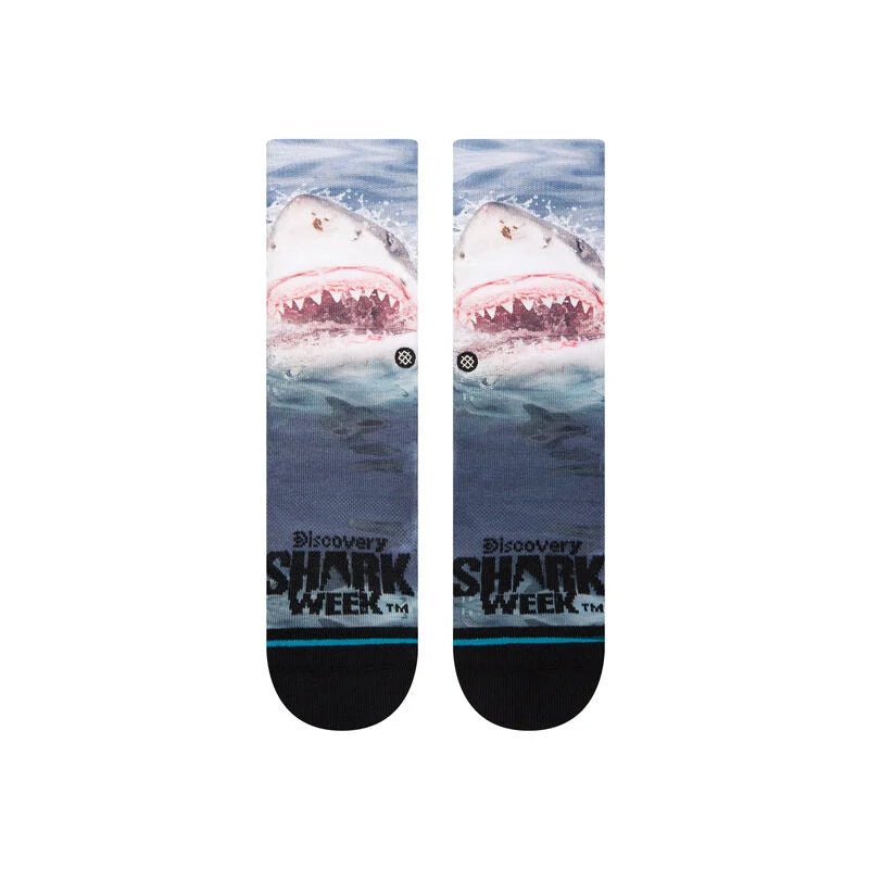 Stance Shark Week X Stance Kids Crew Socks - Blue