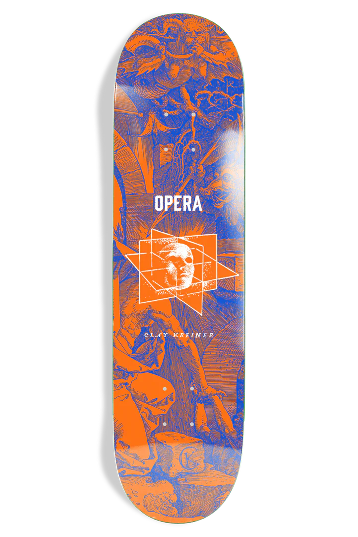 Opera Clay Kreiner Dimensions 8.25" Skateboard Deck
