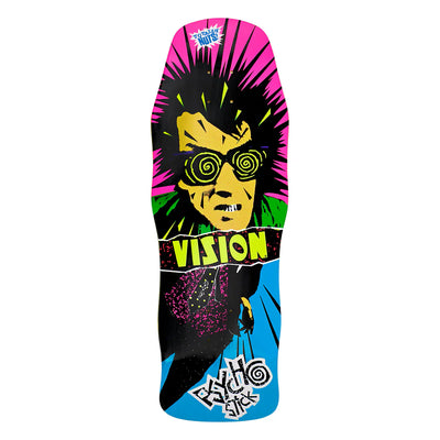 Vision Original Psycho Stick Skateboard Deck - 10″ Blue - X747X