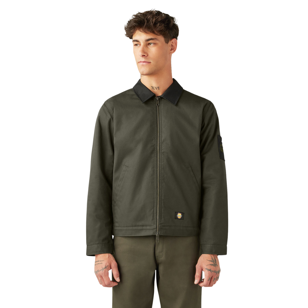 Dickies X Spitfire Twill Jacket - Olive Green