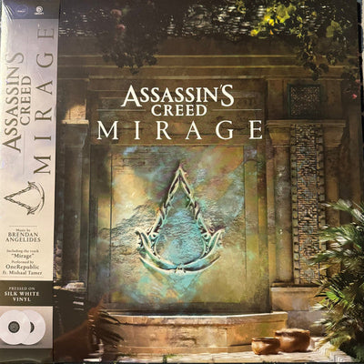 Brendan Angelides – Assassin's Creed Mirage (Original Soundtrack) White Silk Color Vinyl LP Record *Corner Dent* - X747X